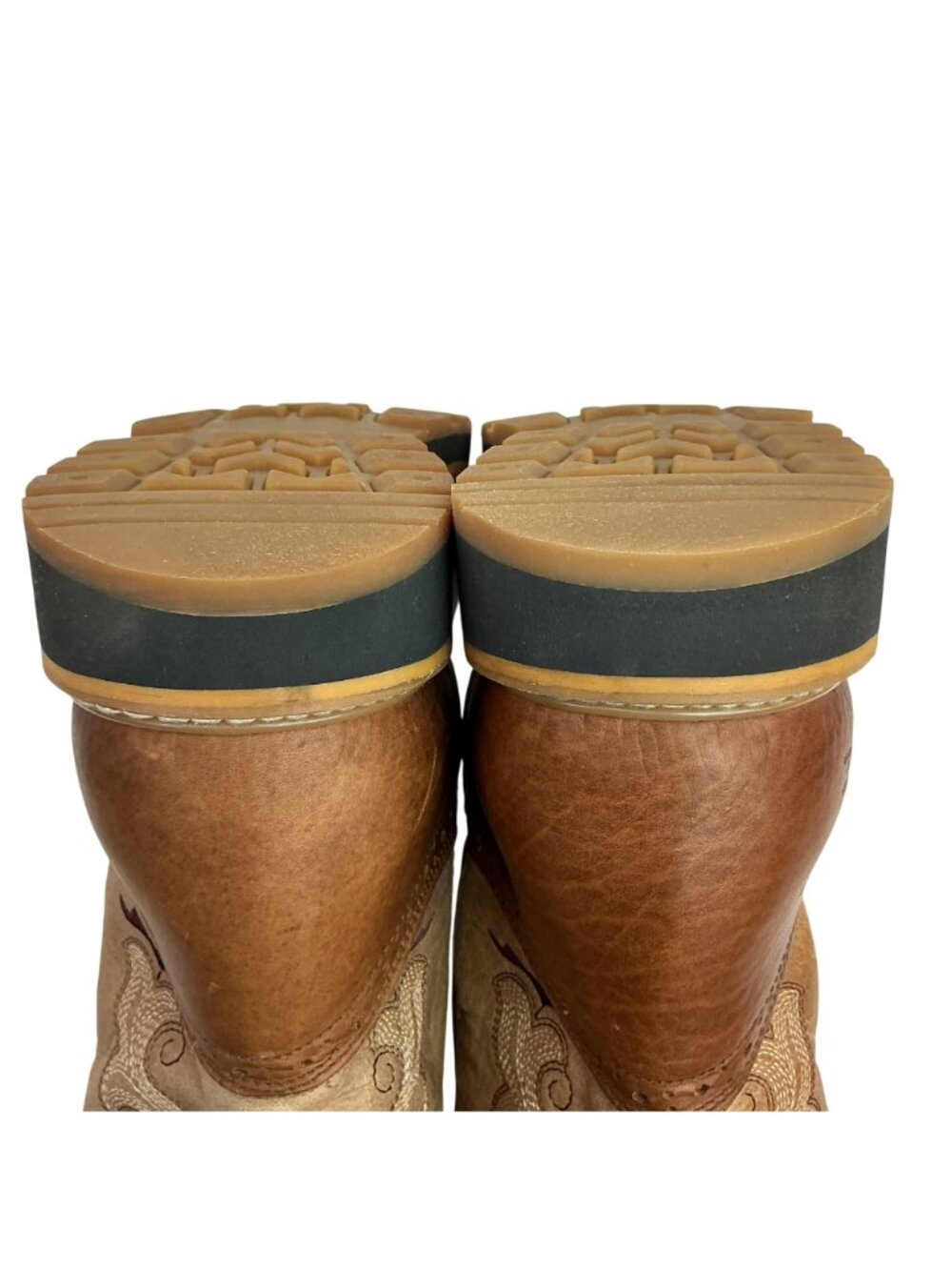 Soto Boots Western Broad Square Toe Embroidered Leather Cowboy Work Boots Mens B - Picture 11 of 13